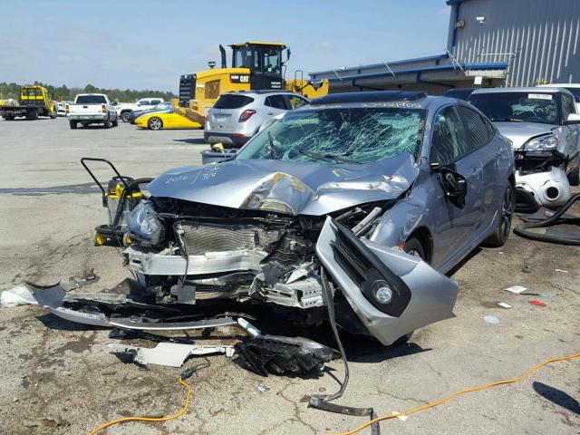 19XFC1F78GE022048 - 2016 HONDA CIVIC EXL SILVER photo 2