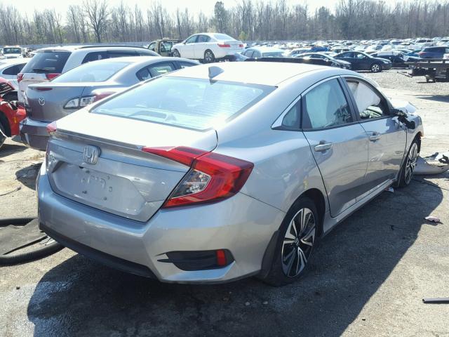 19XFC1F78GE022048 - 2016 HONDA CIVIC EXL SILVER photo 4