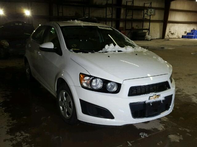 1G1JA5SH4G4147872 - 2016 CHEVROLET SONIC LS WHITE photo 1