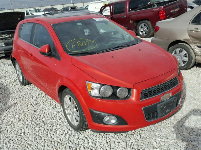 1G1JC6SH7C4156804 - 2012 CHEVROLET SONIC LT ORANGE photo 1