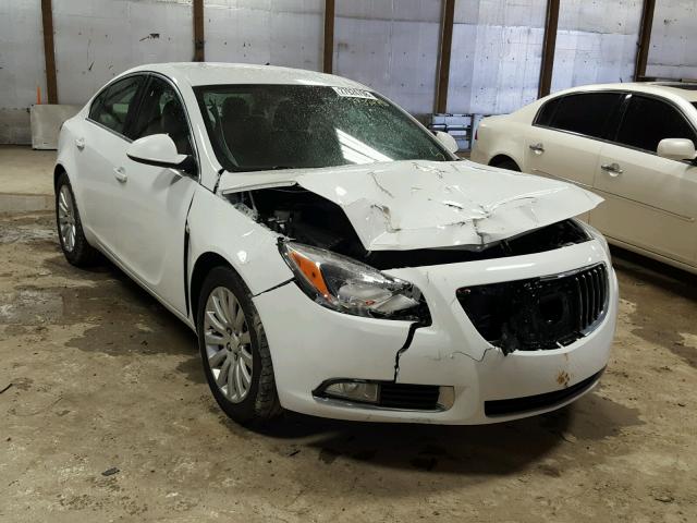 2G4GN5EC7B9178153 - 2011 BUICK REGAL CXL WHITE photo 1