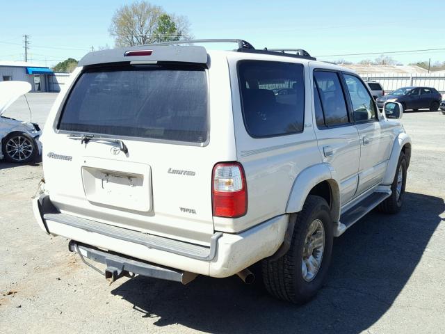 JT3GN87R529000470 - 2002 TOYOTA 4RUNNER LI WHITE photo 4