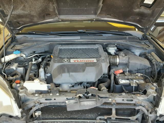 5J8TB18277A006449 - 2007 ACURA RDX GRAY photo 7