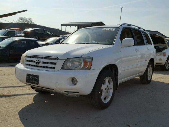 JTEDP21A870145437 - 2007 TOYOTA HIGHLANDER WHITE photo 2