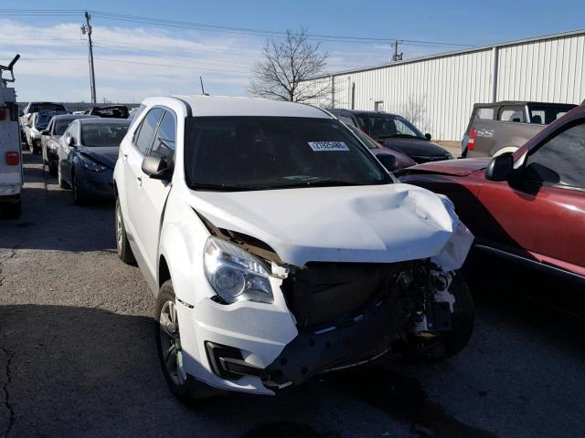 2GNALAEK6F6206247 - 2015 CHEVROLET EQUINOX LS WHITE photo 1