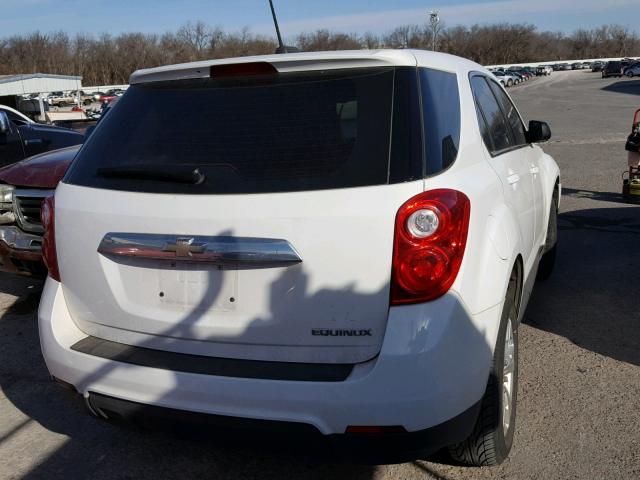 2GNALAEK6F6206247 - 2015 CHEVROLET EQUINOX LS WHITE photo 4