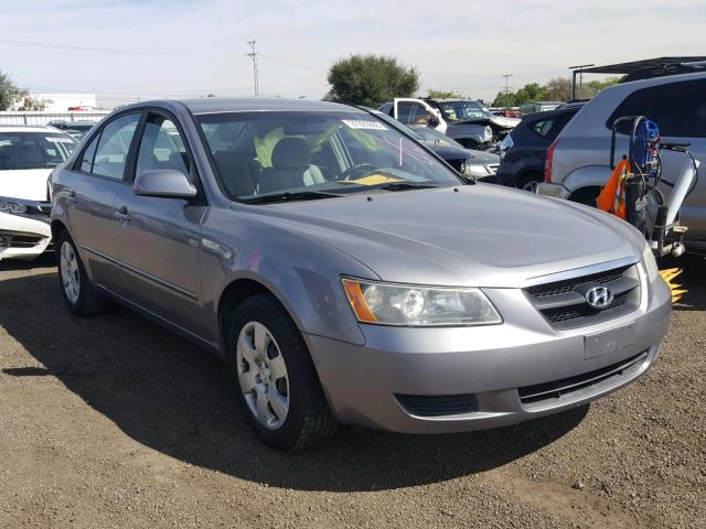 5NPET46C28H383315 - 2008 HYUNDAI SONATA GLS SILVER photo 1