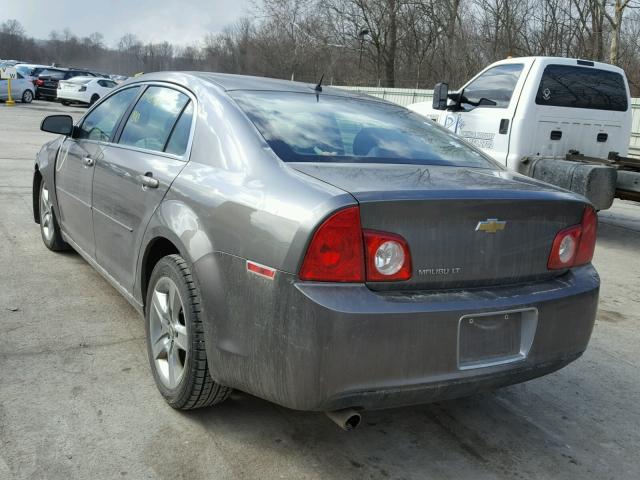1G1ZC5EB1A4154421 - 2010 CHEVROLET MALIBU 1LT 灰色 照片 3