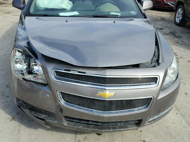 1G1ZC5EB1A4154421 - 2010 CHEVROLET MALIBU 1LT GRAY photo 7