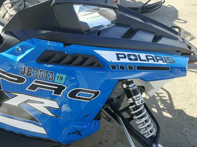 SN1BP6GS2EC007873 - 2014 POLARIS SNOWMOBILE BLUE photo 9