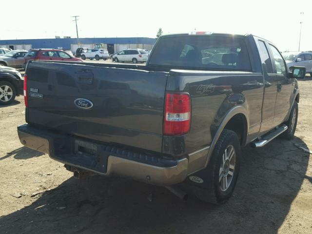 1FTPX14565NA76726 - 2005 FORD F150 BROWN photo 4