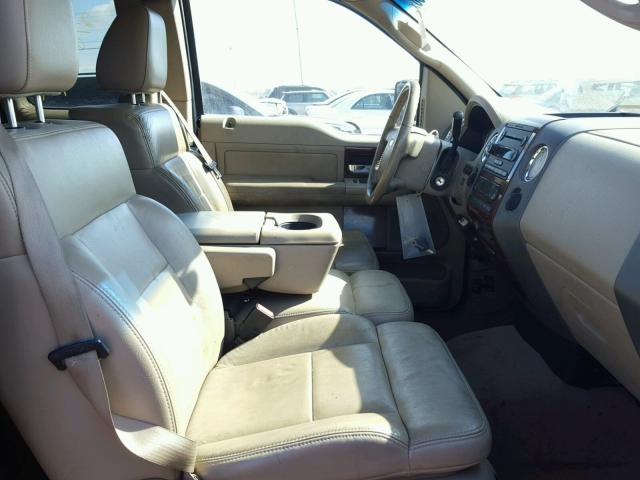 1FTPX14565NA76726 - 2005 FORD F150 BROWN photo 5