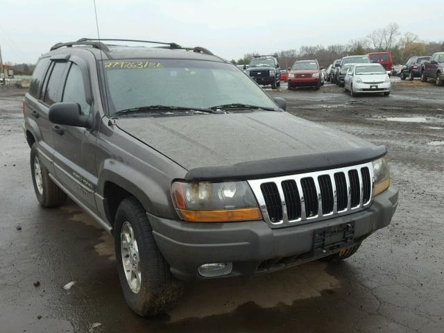 1J4GW48S3YC273612 - 2000 JEEP GRAND CHER GRAY photo 1