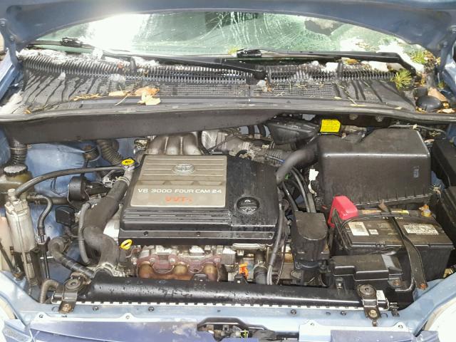 4T3ZF13C01U392167 - 2001 TOYOTA SIENNA LE BLUE photo 7