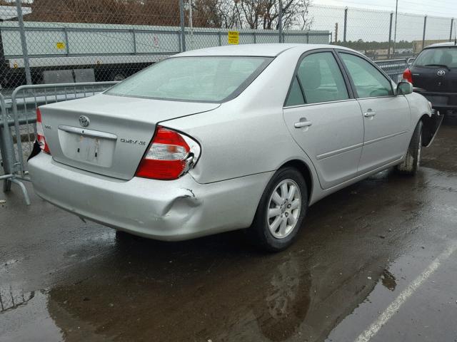 4T1BE30K64U857432 - 2004 TOYOTA CAMRY LE SILVER photo 4