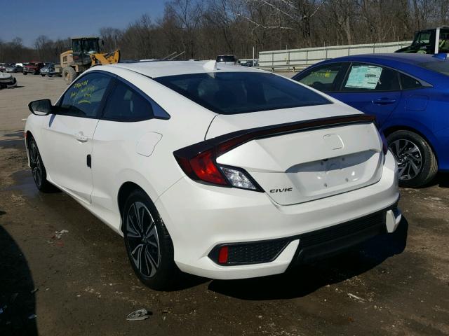 2HGFC3B36JH350628 - 2018 HONDA CIVIC EX WHITE photo 3