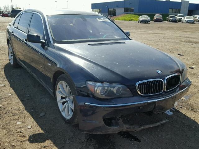 WBAHN83598DT80046 - 2008 BMW 750 LI BLUE photo 1