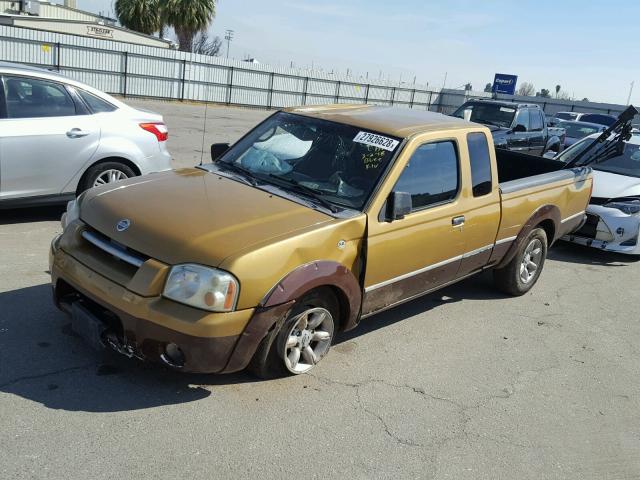 1N6DD26TX3C452847 - 2003 NISSAN FRONTIER K GOLD photo 2