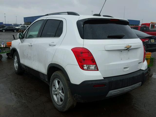 3GNCJLSB3FL244190 - 2015 CHEVROLET TRAX 1LT WHITE photo 3