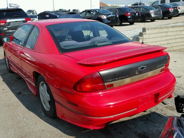 2G1WW12M7T9154660 - 1996 CHEVROLET MONTE CARL 红色 照片 3