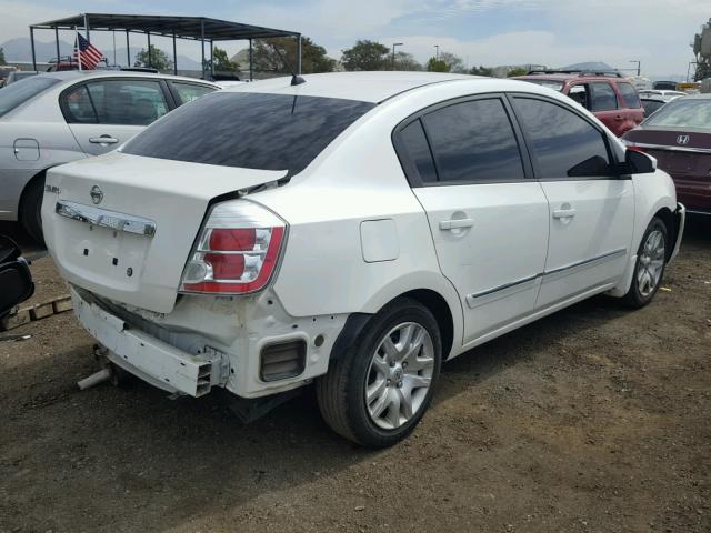 3N1AB6AP4AL659266 - 2010 NISSAN SENTRA 2.0 WHITE photo 4