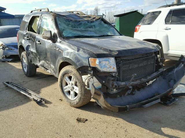 1FMCU49H88KD21538 - 2008 FORD ESCAPE HEV BLACK photo 1