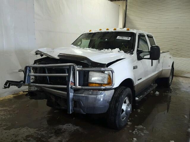 1FTWW32F0YEA11316 - 2000 FORD F350 SUPER WHITE photo 2