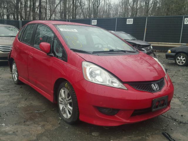 JHMGE88409S030881 - 2009 HONDA FIT SPORT RED photo 1