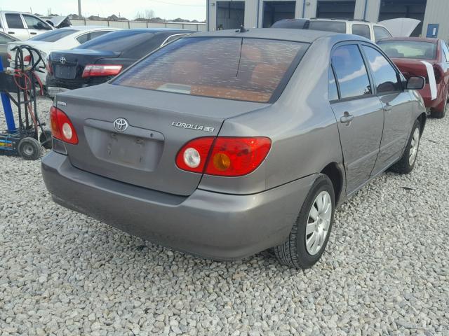 1NXBR32E74Z203289 - 2004 TOYOTA COROLLA CE GRAY photo 4