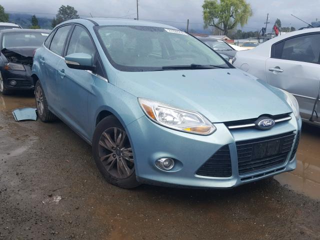 1FAHP3H21CL169250 - 2012 FORD FOCUS SEL GREEN photo 1