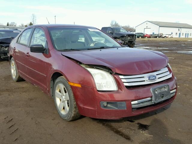 3FAHP07Z57R260736 - 2007 FORD FUSION SE MAROON photo 1