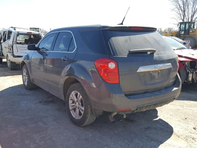 2CNALBEW8A6389883 - 2010 CHEVROLET EQUINOX LS BLUE photo 3