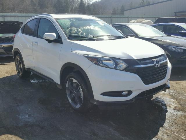 3CZRU6H76JM707998 - 2018 HONDA HR-V EXL WHITE photo 1