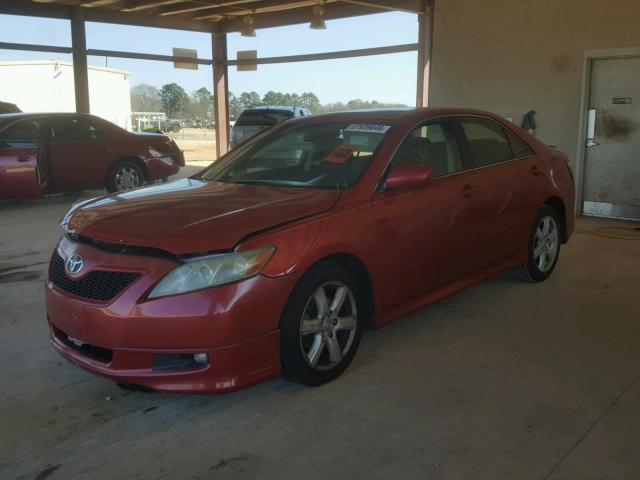 4T1BE46K57U114715 - 2007 TOYOTA CAMRY NEW RED photo 2