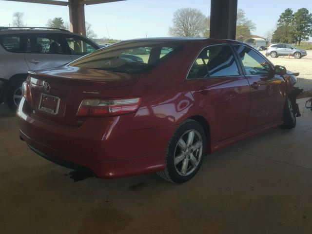 4T1BE46K57U114715 - 2007 TOYOTA CAMRY NEW RED photo 4