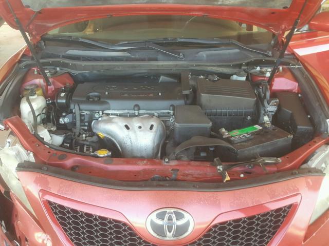 4T1BE46K57U114715 - 2007 TOYOTA CAMRY NEW RED photo 7