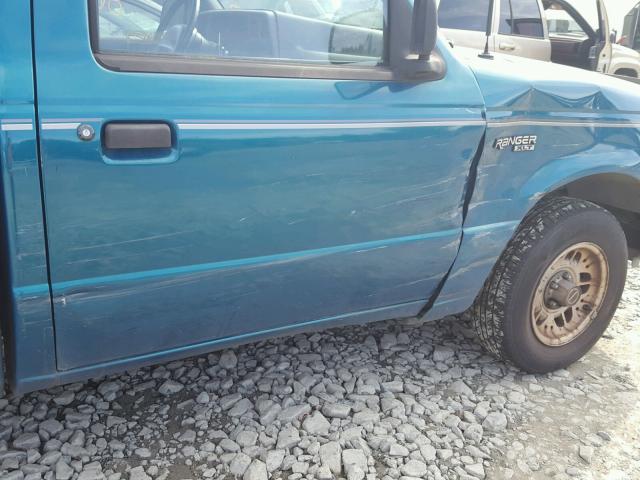 1FTCR10A5PPB64685 - 1993 FORD RANGER BLUE photo 9