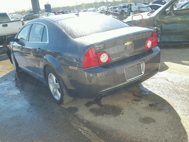 1G1ZB5EB2AF308058 - 2010 CHEVROLET MALIBU LS 石墨色 照片 3