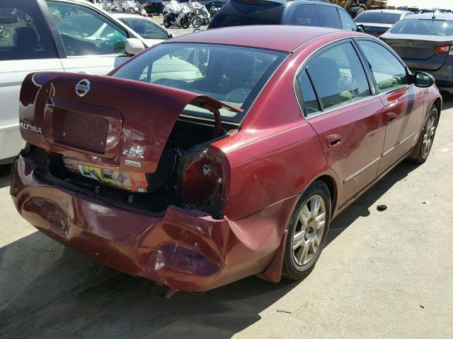 1N4AL11D86N303290 - 2006 NISSAN ALTIMA S RED photo 4