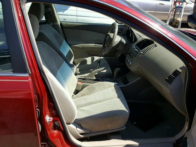 1N4AL11D86N303290 - 2006 NISSAN ALTIMA S RED photo 5