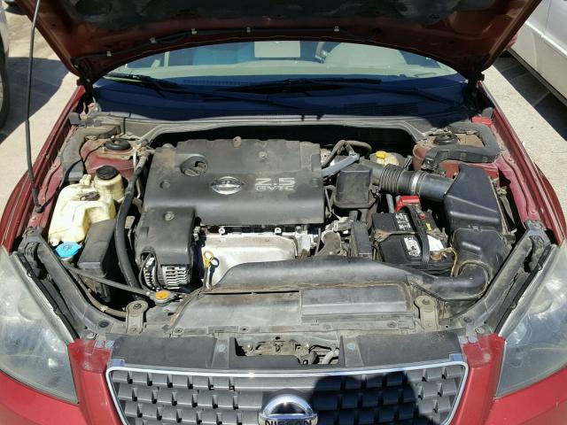 1N4AL11D86N303290 - 2006 NISSAN ALTIMA S RED photo 7