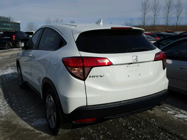 3CZRU5H36JM101253 - 2018 HONDA HR-V LX WHITE photo 3