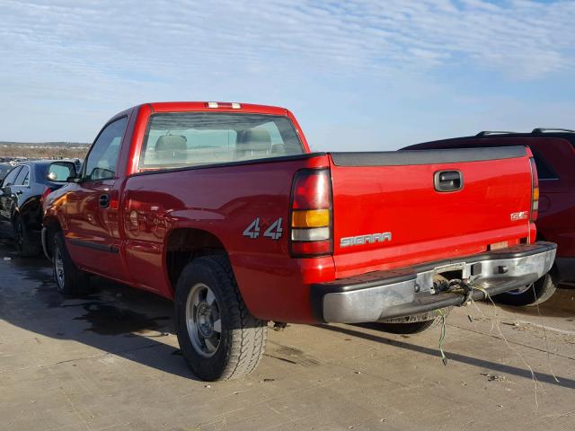 1GTEK14V44Z267266 - 2004 GMC NEW SIERRA RED photo 3