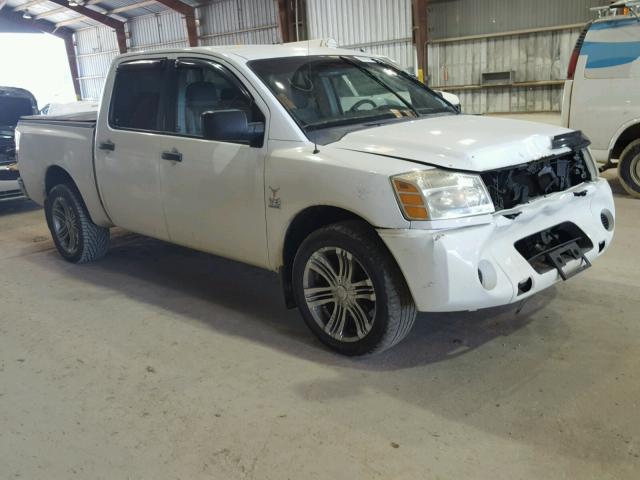 1N6AA07A74N526907 - 2004 NISSAN TITAN XE WHITE photo 1