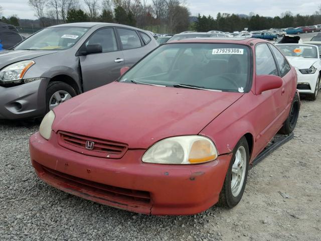 1HGEJ8148VL127489 - 1997 HONDA CIVIC EX Qırmızı foto 2