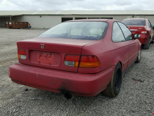 1HGEJ8148VL127489 - 1997 HONDA CIVIC EX Qırmızı foto 4