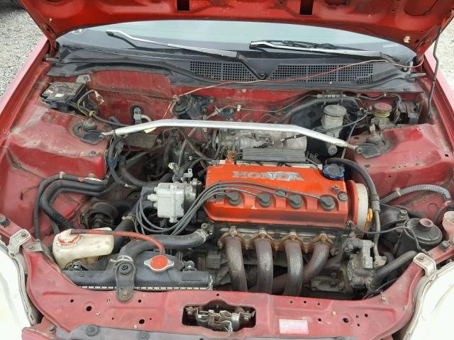1HGEJ8148VL127489 - 1997 HONDA CIVIC EX Qırmızı foto 7
