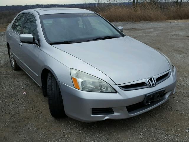 1HGCM66837A073726 - 2007 HONDA ACCORD EX SILVER photo 1