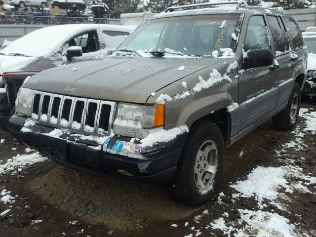 1J4GZ58S2WC153651 - 1998 JEEP GRAND CHER TAN photo 2