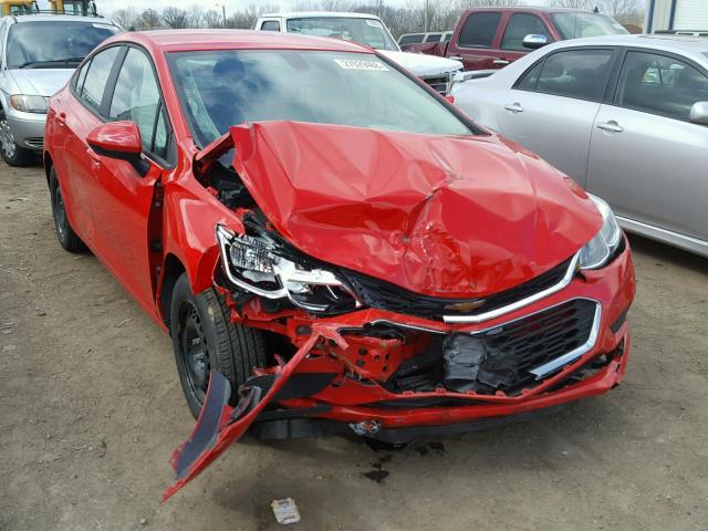 1G1BC5SM6H7152339 - 2017 CHEVROLET CRUZE LS RED photo 1
